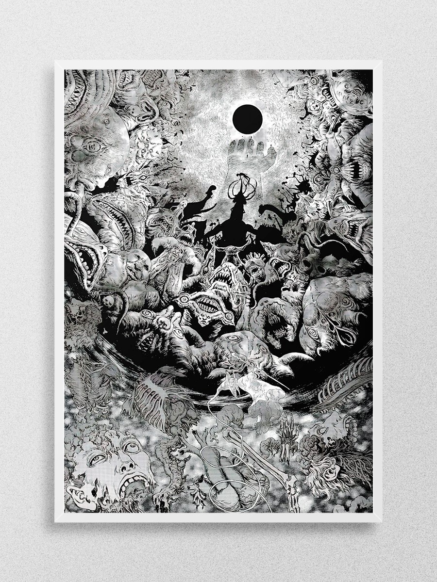 The Eclipse Anime Poster Çerçevesiz Yüksek Kalite Anime Duvar Poster