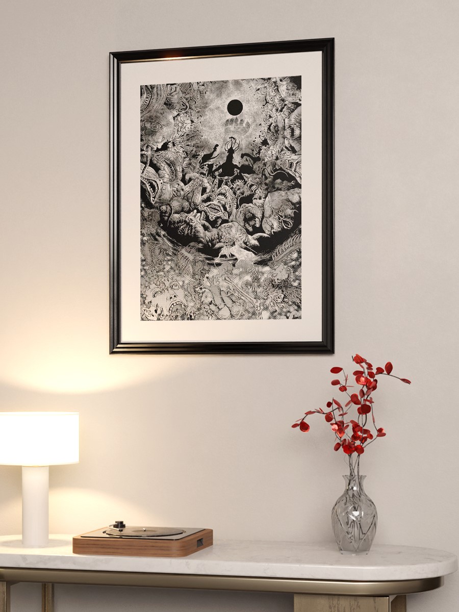 The Eclipse Anime Poster Çerçevesiz Yüksek Kalite Anime Duvar Poster