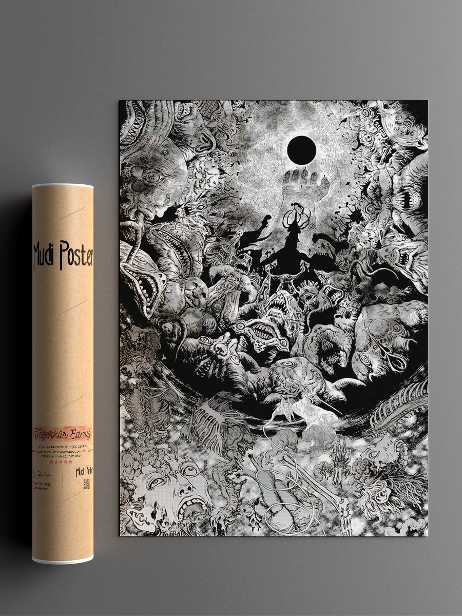 The Eclipse Anime Poster Çerçevesiz Yüksek Kalite Anime Duvar Poster