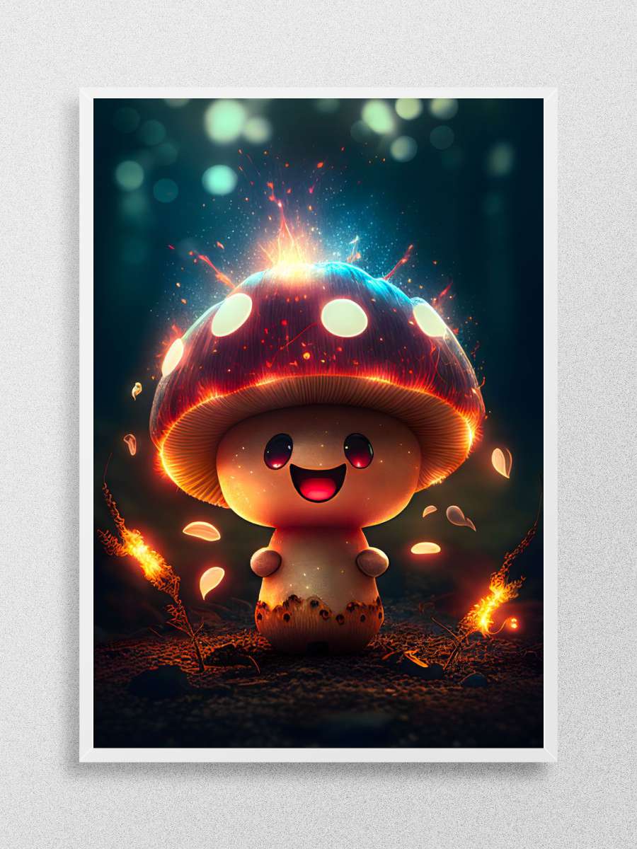 The Enchanted Mushroom Anime Poster Çerçevesiz Yüksek Kalite Anime Duvar Poster