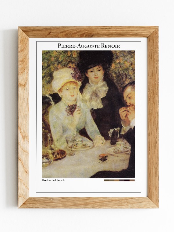 Pierre-Auguste Renoir The End of Lunch Poster