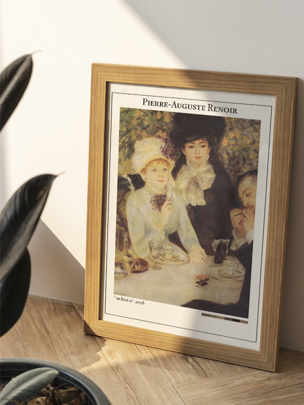 Pierre-Auguste Renoir The End of Lunch Poster