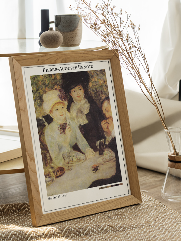 Pierre-Auguste Renoir The End of Lunch Poster