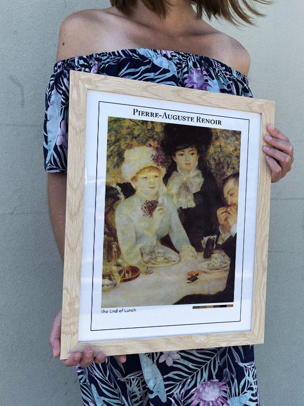 Pierre-Auguste Renoir The End of Lunch Poster