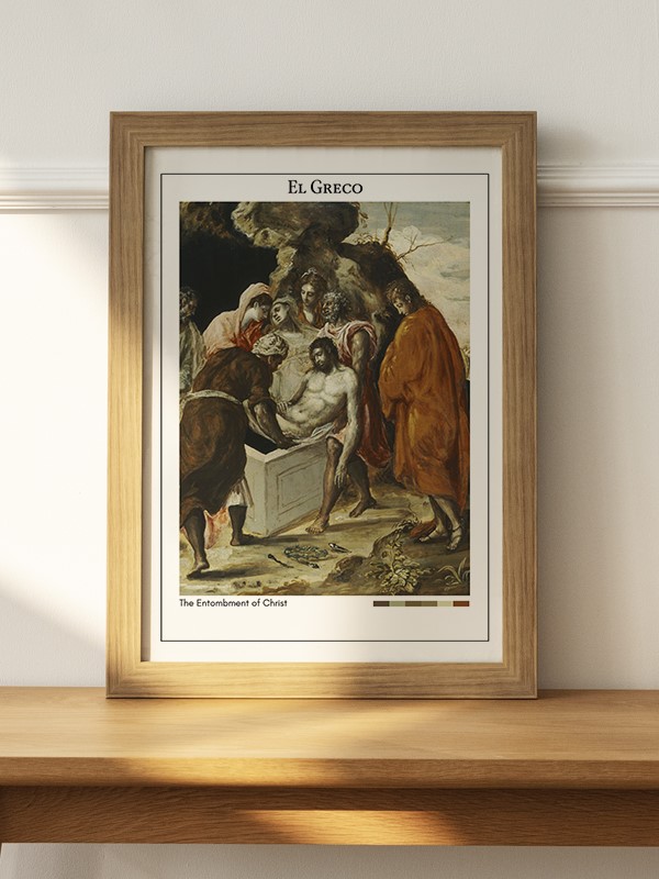 El Greco The Entombment of Christ Poster