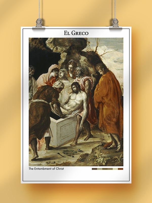 El Greco The Entombment of Christ Poster