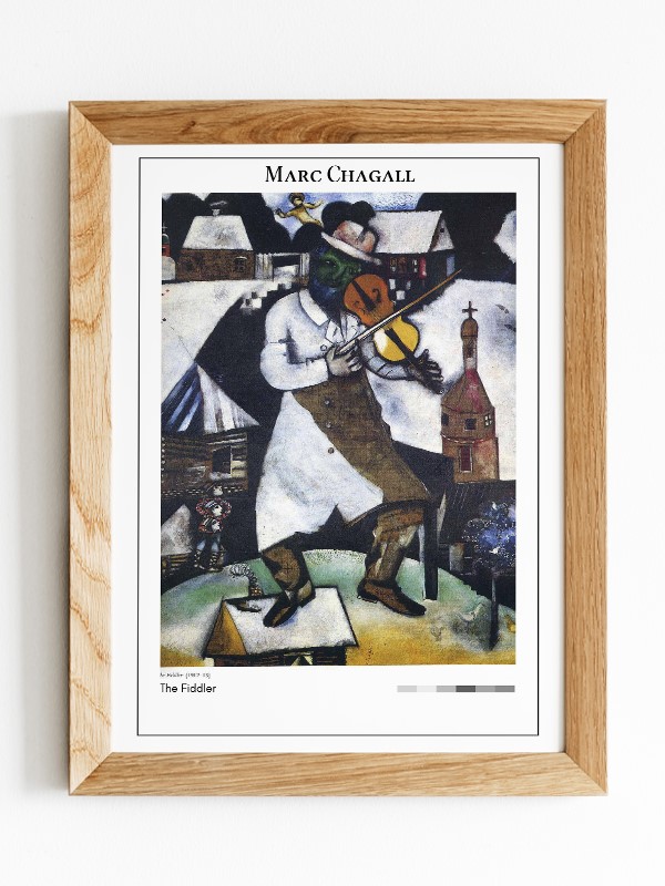 Marc Chagall The Fiddler Poster