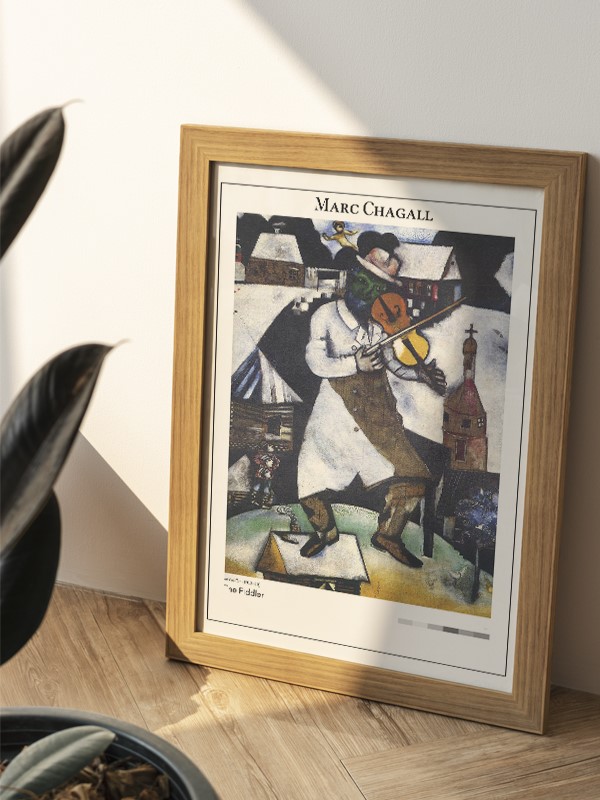 Marc Chagall The Fiddler Poster