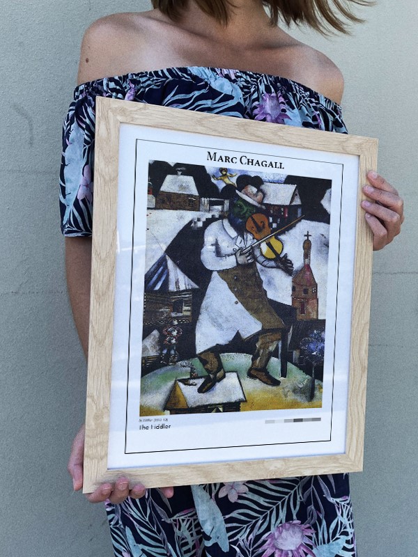 Marc Chagall The Fiddler Poster