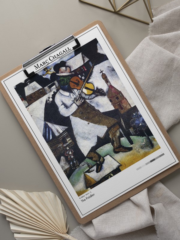 Marc Chagall The Fiddler Poster