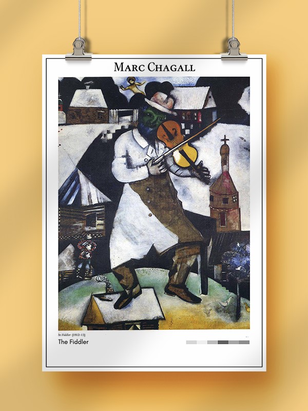 Marc Chagall The Fiddler Poster