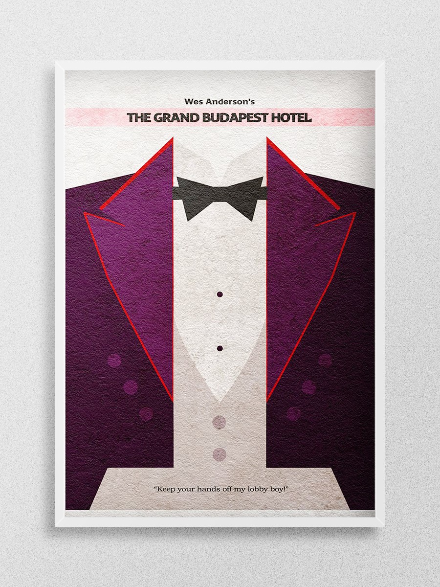 The Grand Budapest Hotel Poster, Çerçevesiz Tv Film Poster