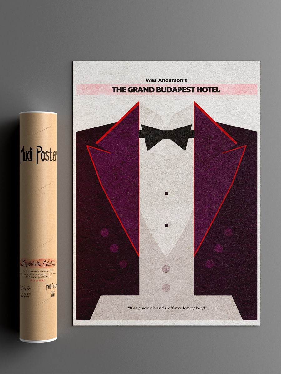 The Grand Budapest Hotel Poster, Çerçevesiz Tv Film Poster