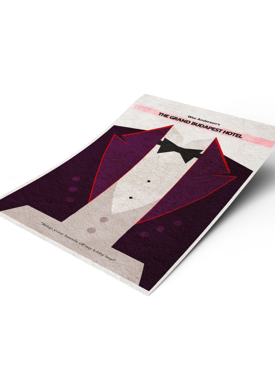 The Grand Budapest Hotel Poster, Çerçevesiz Tv Film Poster