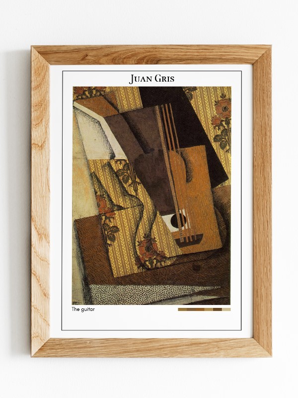 Juan Gris The guitar Poster