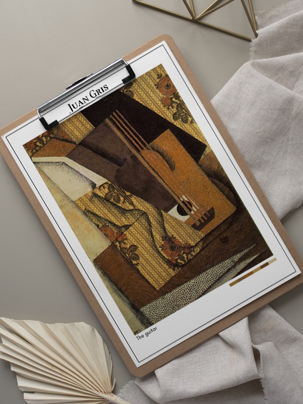 Juan Gris The guitar Poster