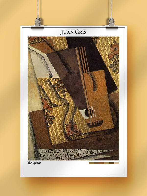 Juan Gris The guitar Poster