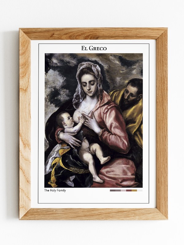 El Greco The Holy Family Poster