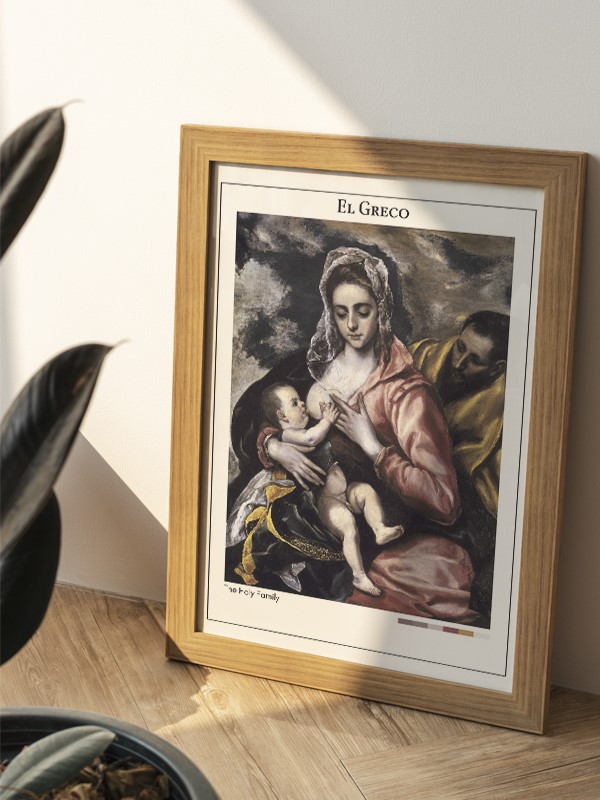 El Greco The Holy Family Poster