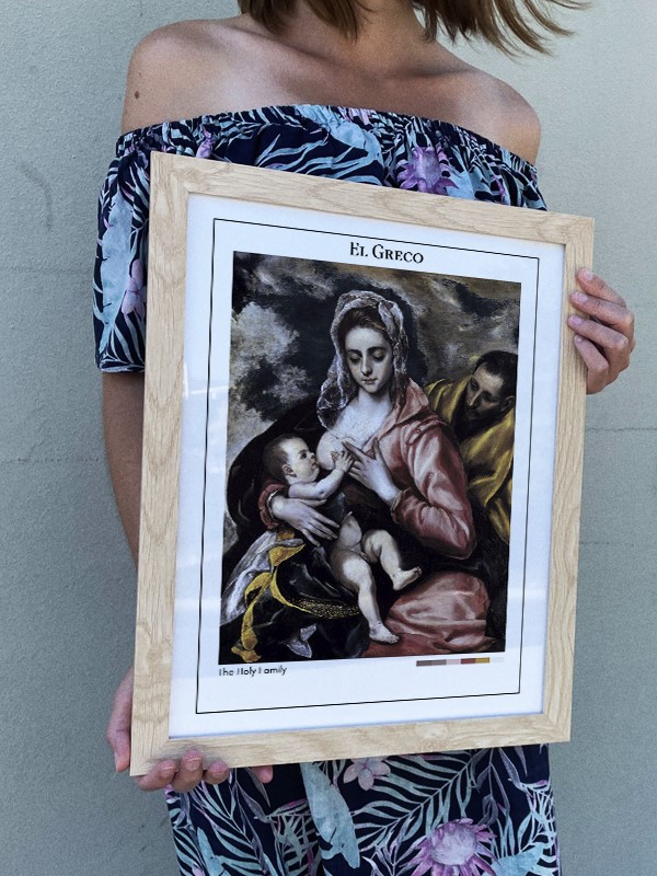 El Greco The Holy Family Poster