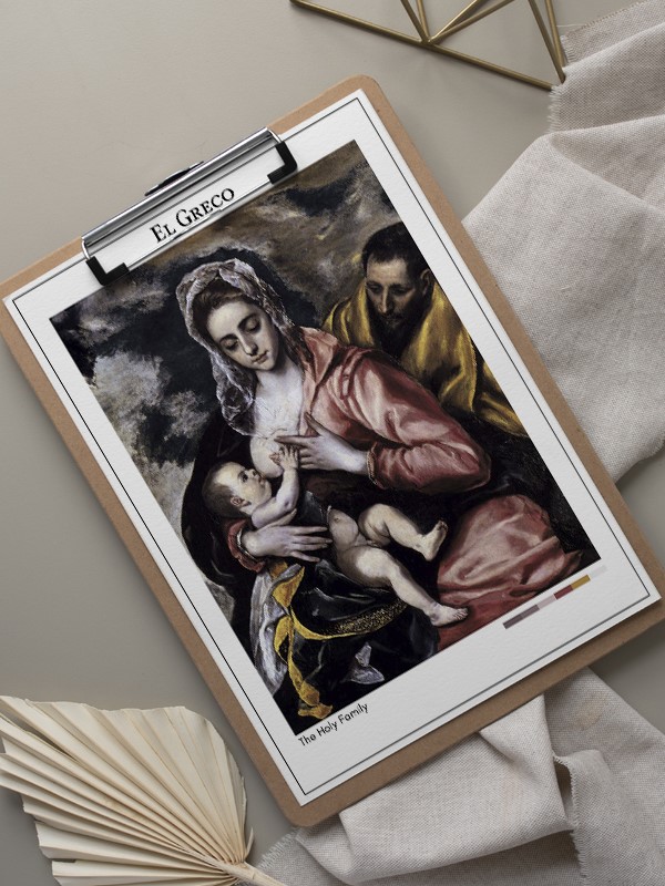 El Greco The Holy Family Poster