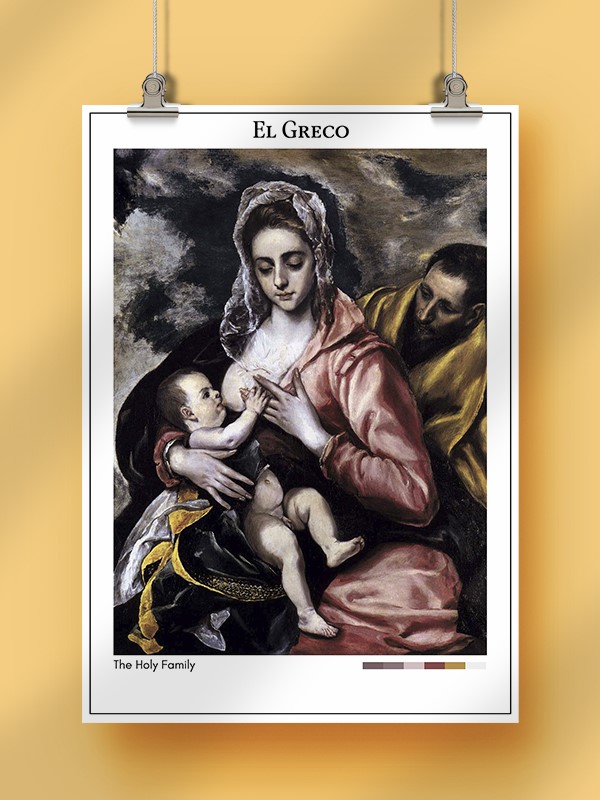 El Greco The Holy Family Poster