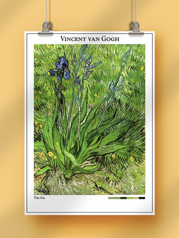 Vincent van Gogh The Iris Poster