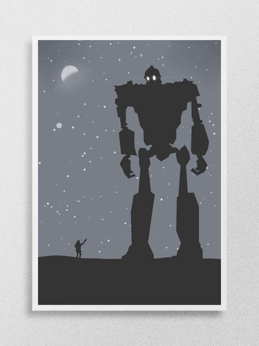 The Iron Giant Anime Poster Çerçevesiz Yüksek Kalite Anime Duvar Poster