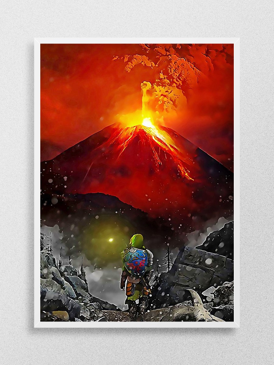 The Legend of Zelda game Anime Poster Çerçevesiz Yüksek Kalite Anime Duvar Poster