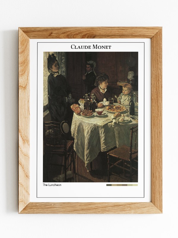 Claude Monet The Luncheon Poster