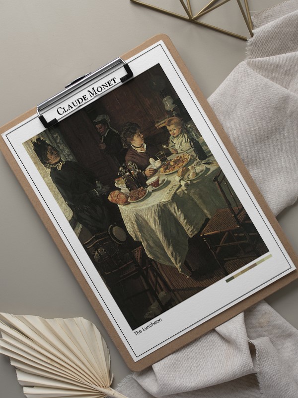 Claude Monet The Luncheon Poster