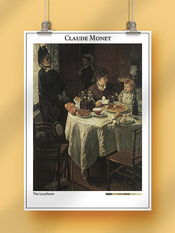 Claude Monet The Luncheon Poster