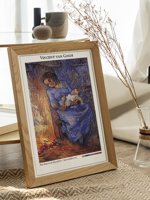 Vincent van Gogh The Man is at Sea (after Demont-Breton) Poster