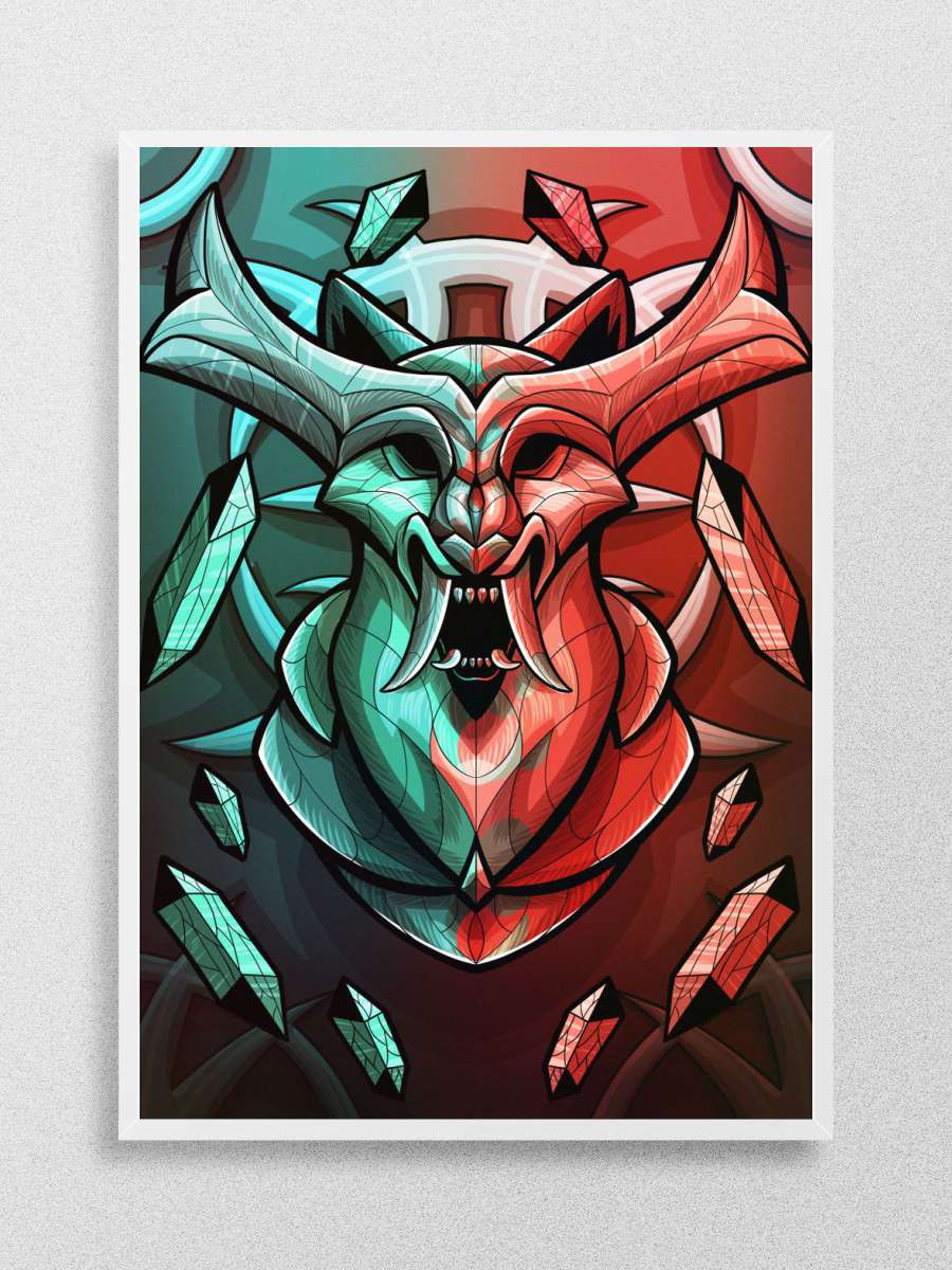 The mighty Hunllef Anime Poster Çerçevesiz Yüksek Kalite Anime Duvar Poster