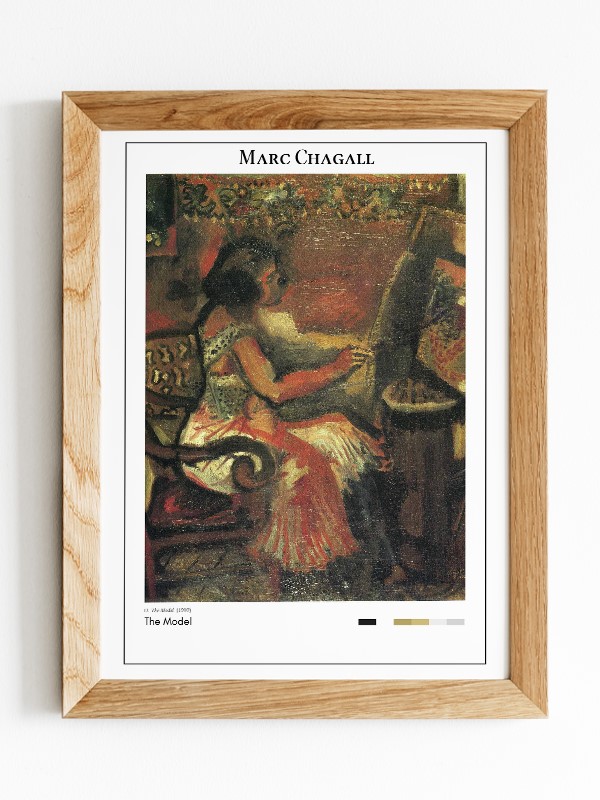 Marc Chagall The Model Poster