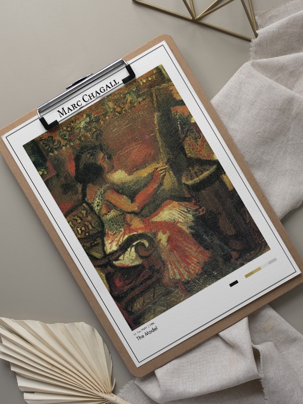 Marc Chagall The Model Poster