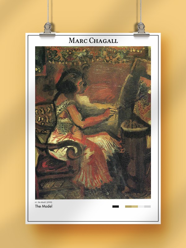 Marc Chagall The Model Poster