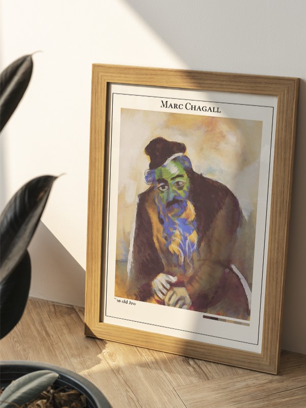 Marc Chagall The old Jew Poster