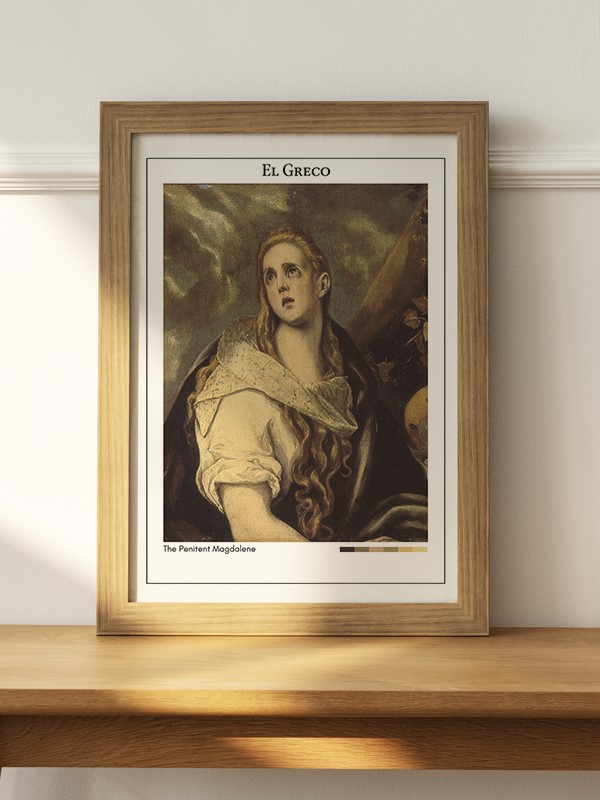 El Greco The Penitent Magdalene Poster