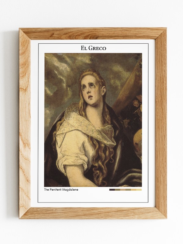 El Greco The Penitent Magdalene Poster