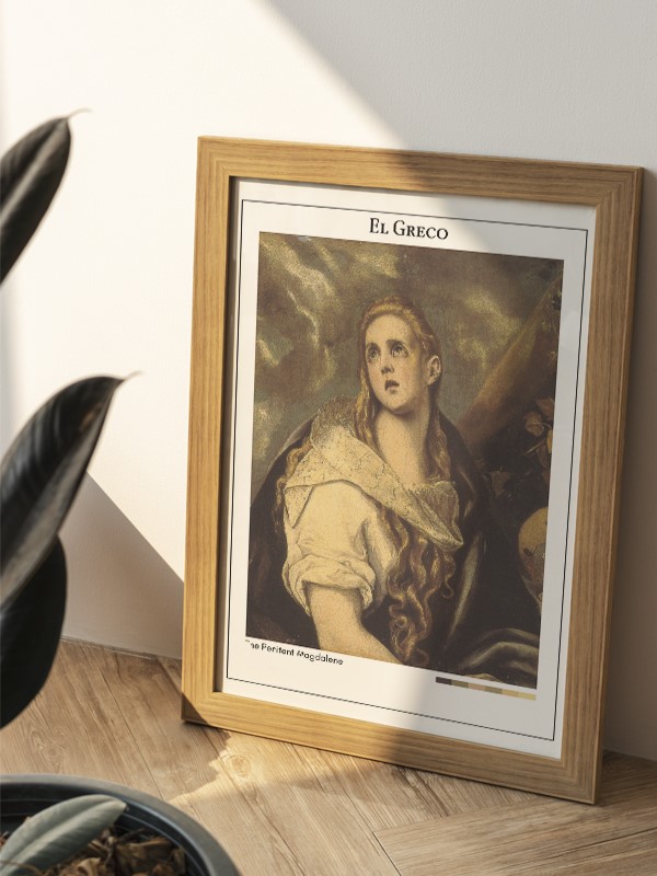 El Greco The Penitent Magdalene Poster