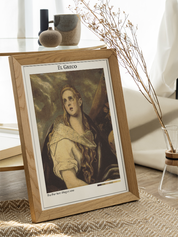 El Greco The Penitent Magdalene Poster