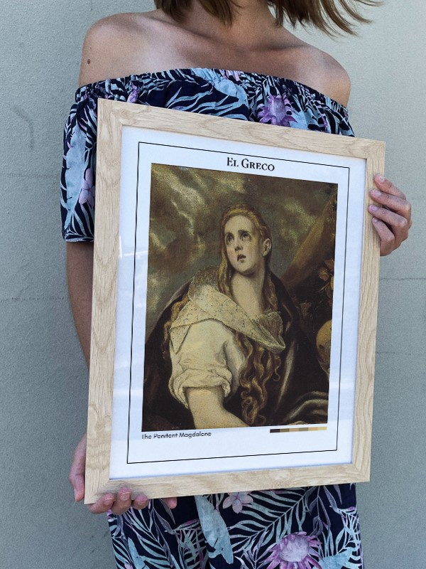 El Greco The Penitent Magdalene Poster
