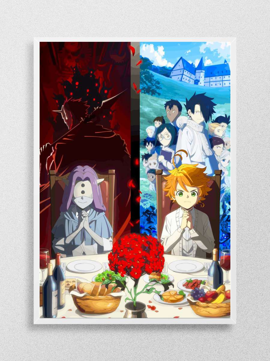 The Promised Neverland Anime Poster Çerçevesiz Yüksek Kalite Anime Duvar Poster