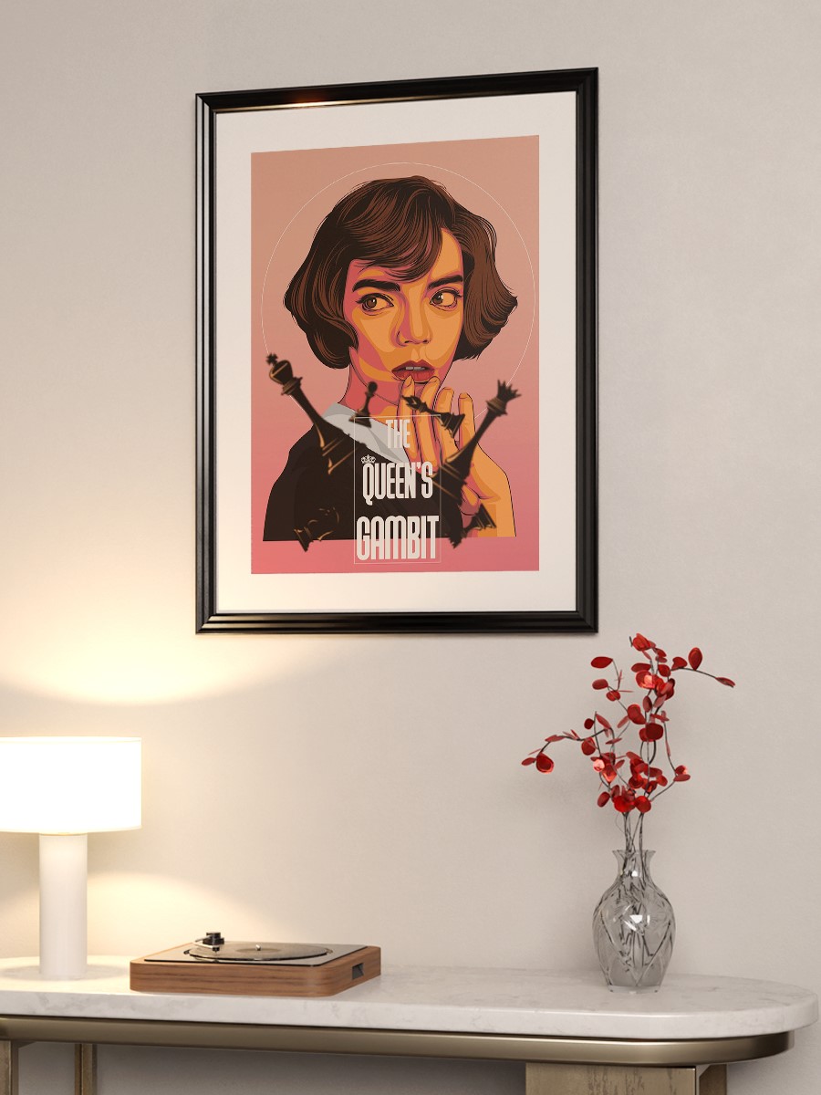 The Queens Gambit Poster, Çerçevesiz Tv Film Poster