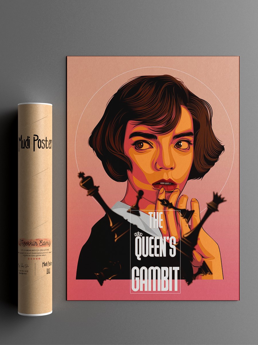 The Queens Gambit Poster, Çerçevesiz Tv Film Poster