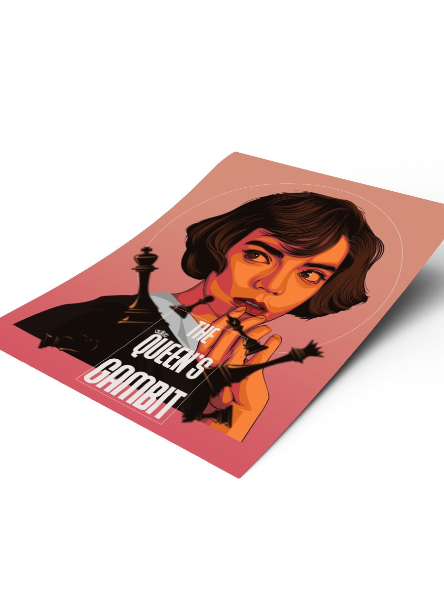The Queens Gambit Poster, Çerçevesiz Tv Film Poster