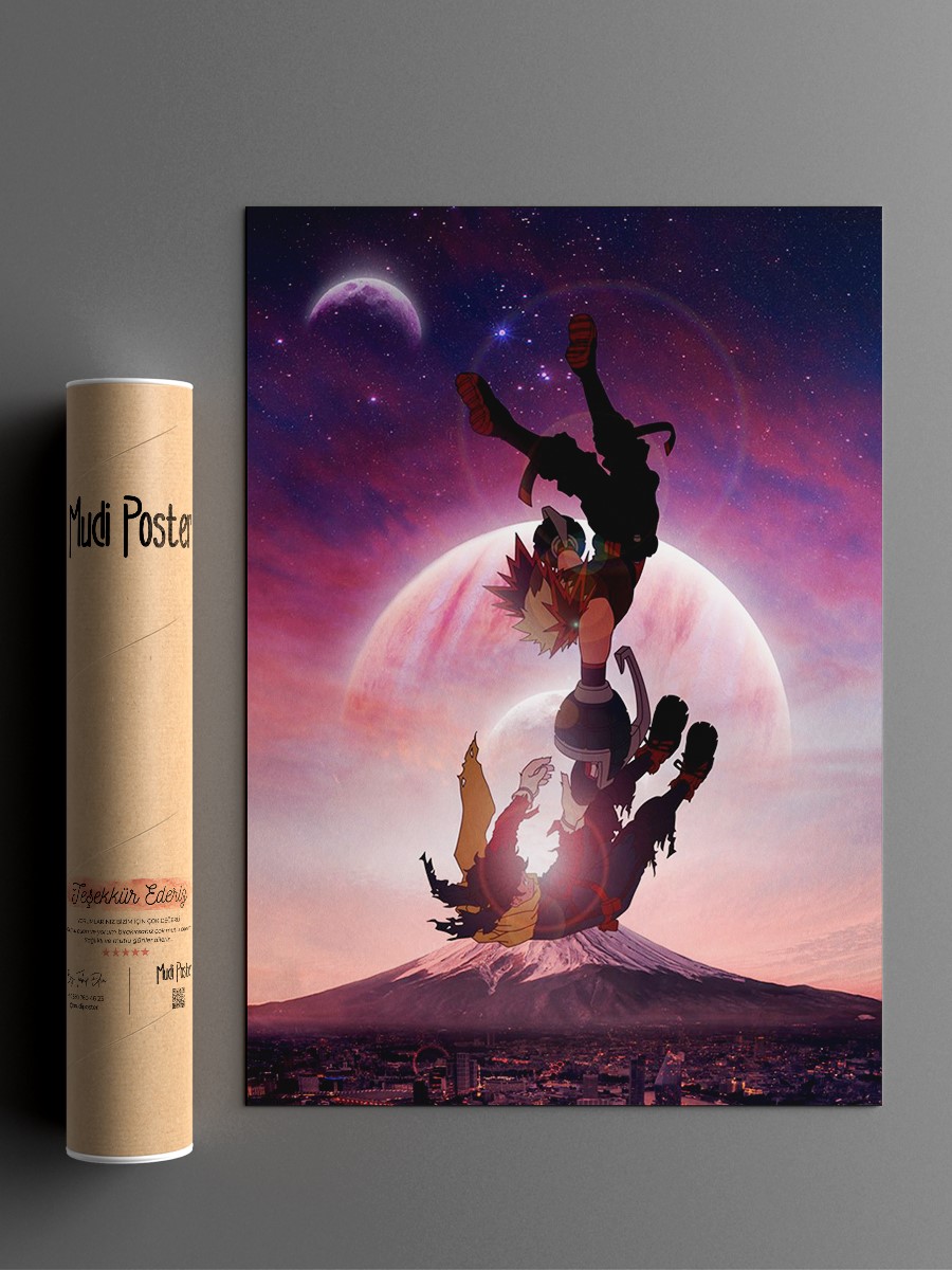 The Rivals Anime Poster Çerçevesiz Yüksek Kalite Anime Duvar Poster