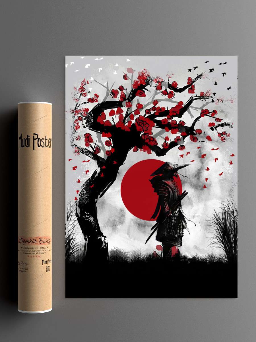 the samurai master Anime Poster Çerçevesiz Yüksek Kalite Anime Duvar Poster