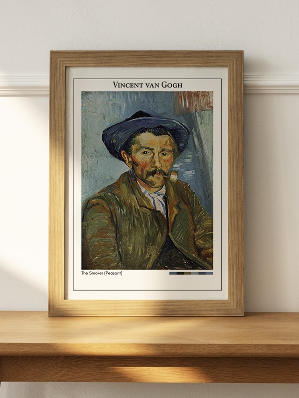 Vincent van Gogh The Smoker (Peasant) Poster